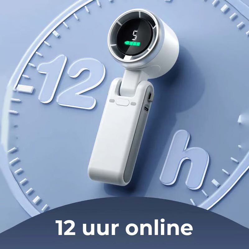 Handmatig opvouwbare hogesnelheidsturbineventilator