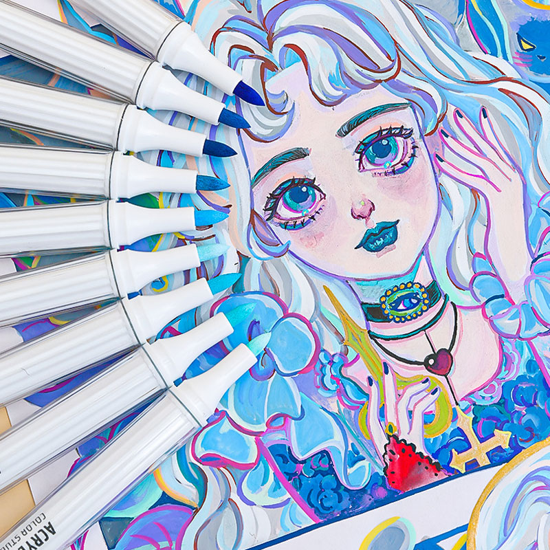 Marqueur de peinture acrylique