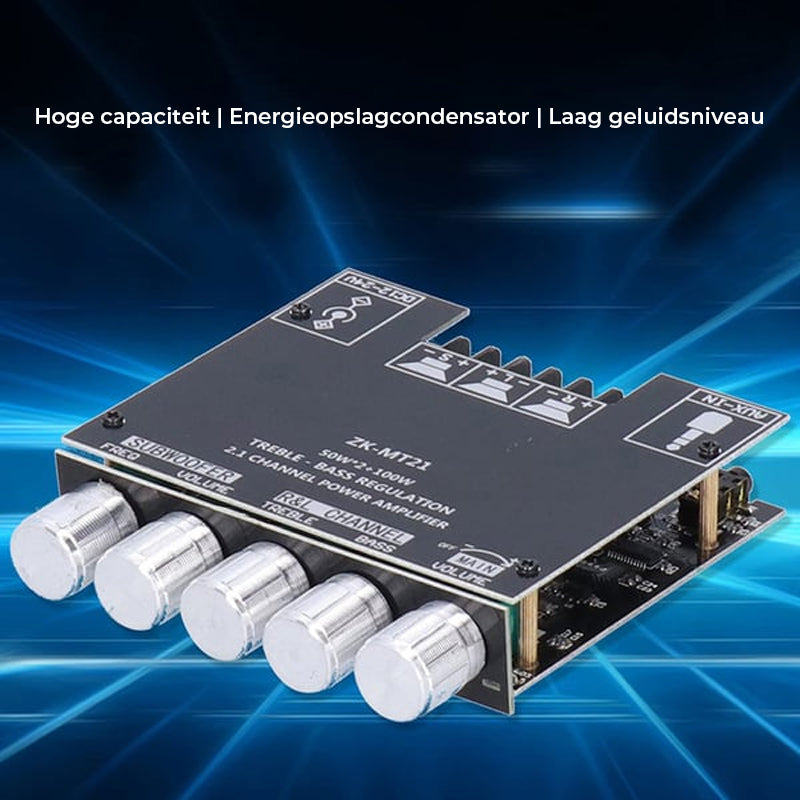 2.1-kanaals audio-ontvanger-versterkermodule