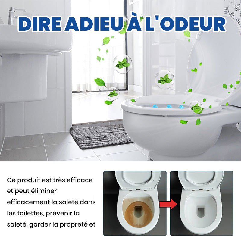 Fleur nettoyante pour toilettes