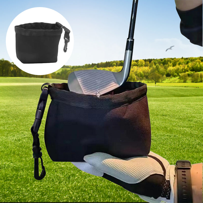 Reinigingszak voor golfclubs en golfballen