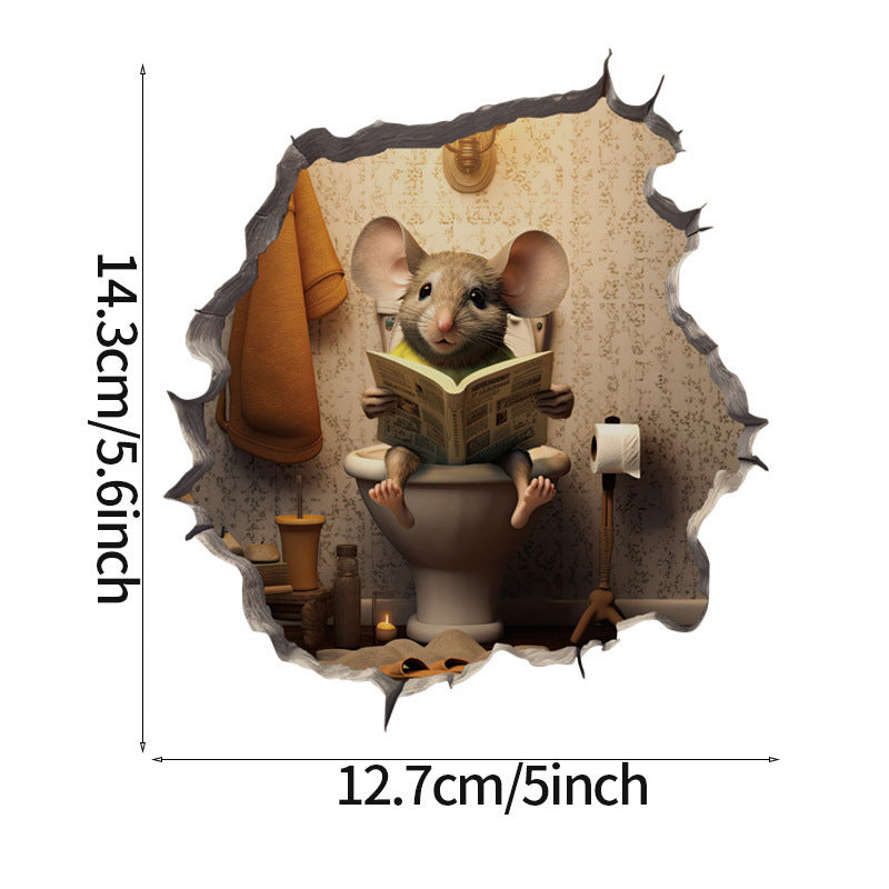 Muizenhol Stickers