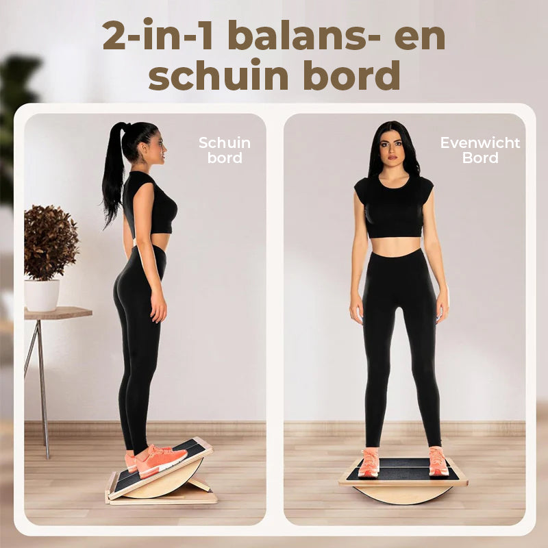 6-hoekige schuine plank & balansplank