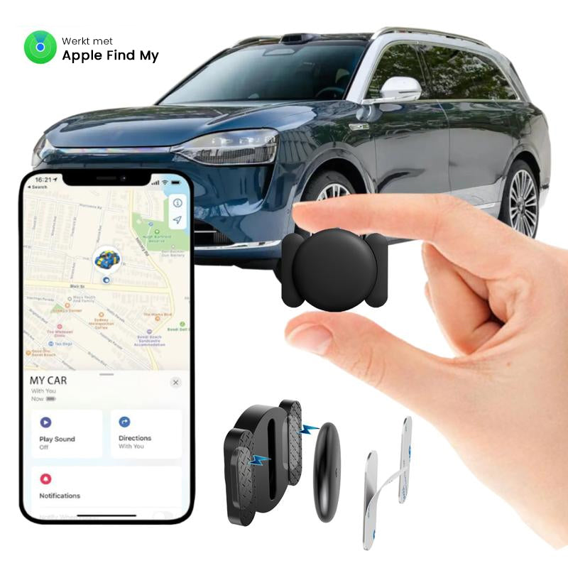 GPS-tracker met weerbestendige magnetische behuizing