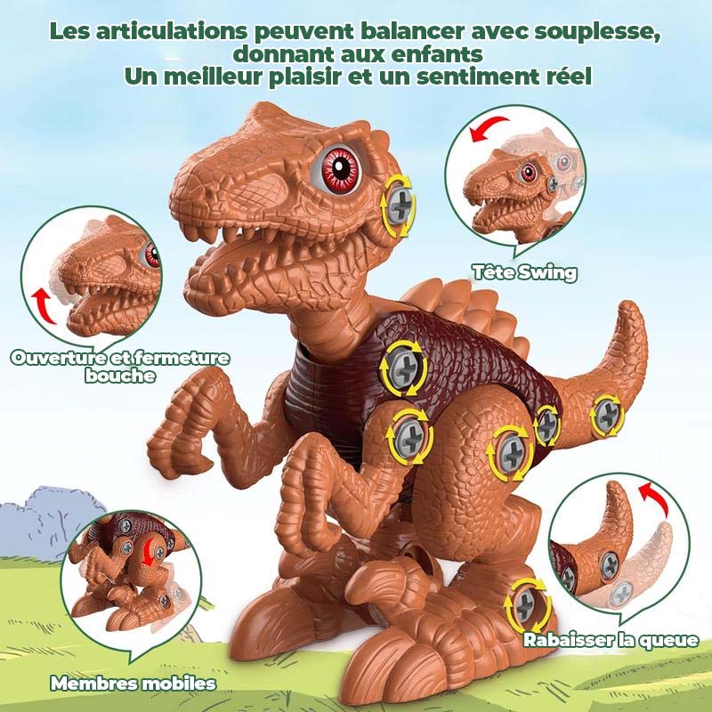 Jouets de construction de dinosaures pour enfants