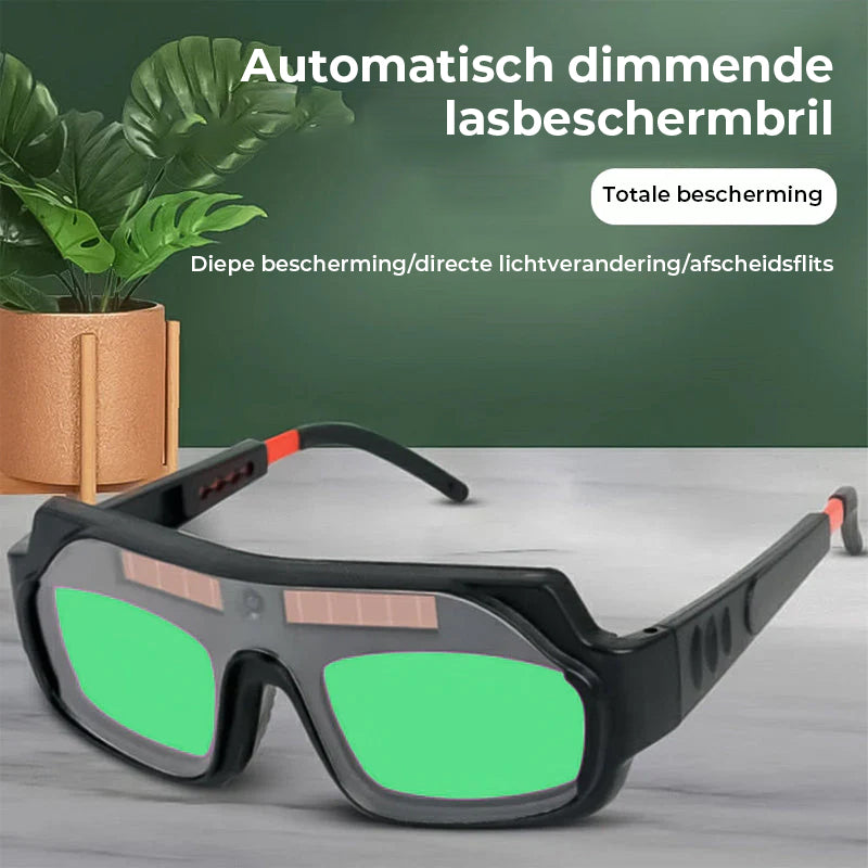 Automatisch verduisterende lasbril
