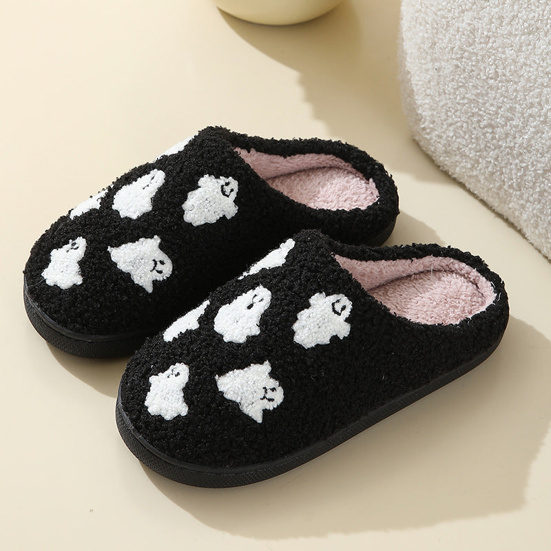 Halloween spook pluche pantoffels