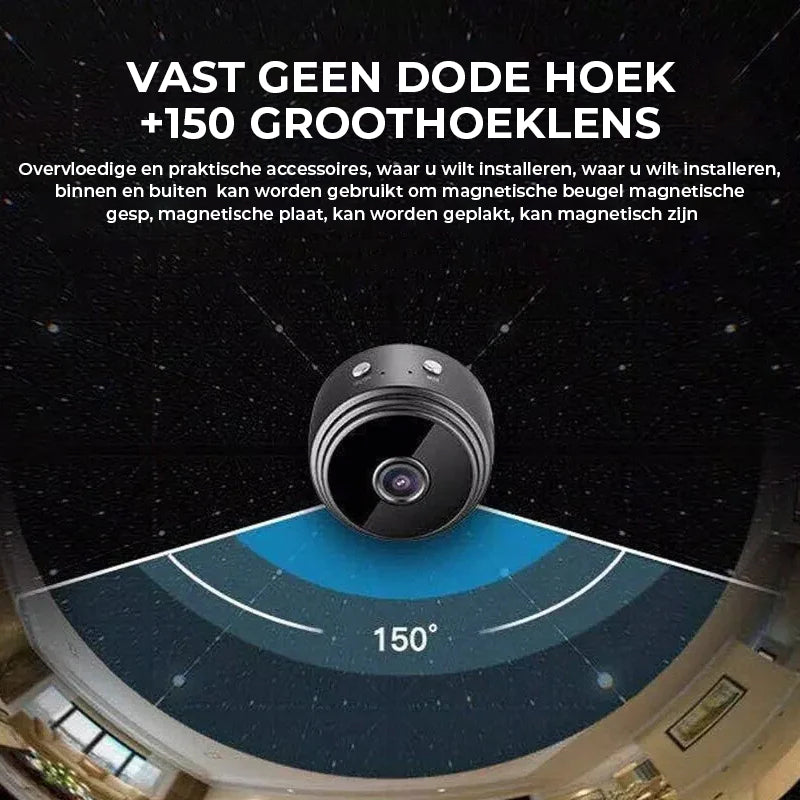 Draadloze binnencamera voor thuisbeveiliging
