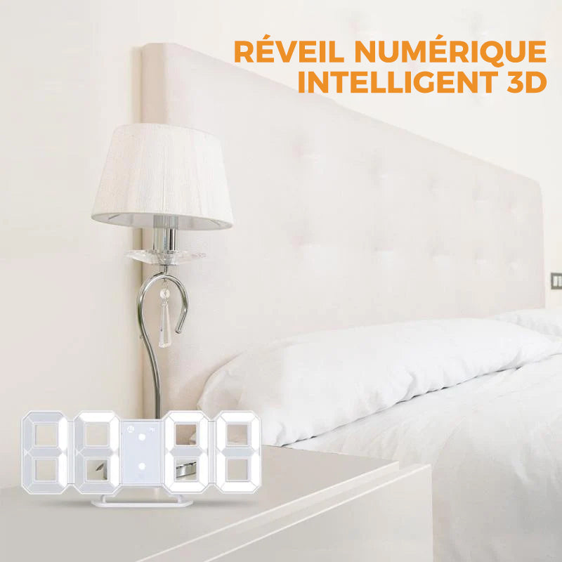 Réveil numérique intelligent 3d