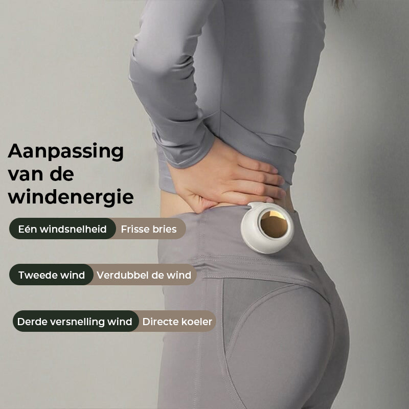 Kleine wervelwind clip taille nek ventilator