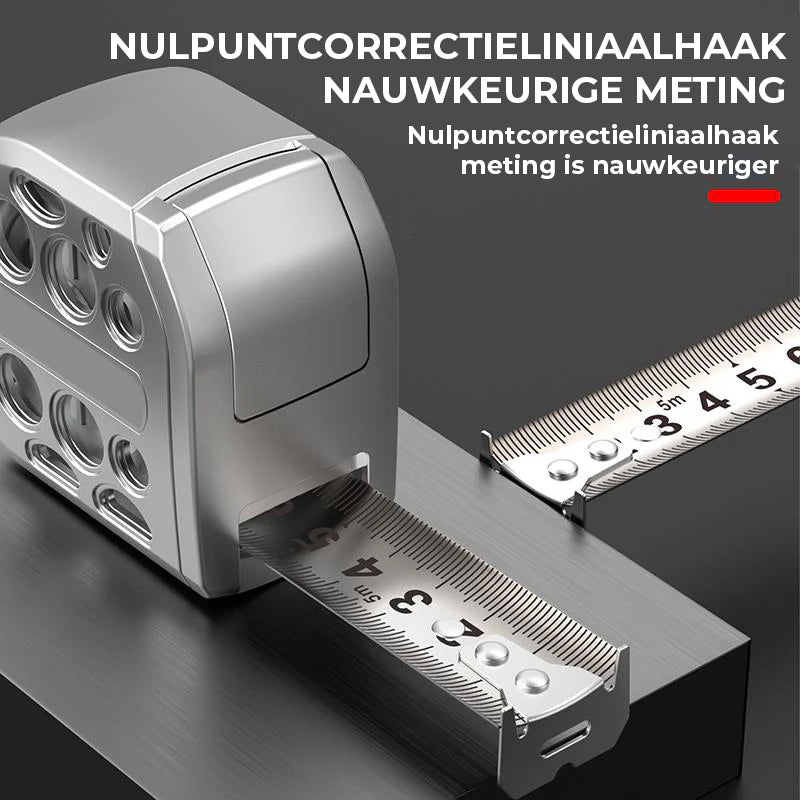 Roestvrijstalen intrekbare waterdichte meetliniaal