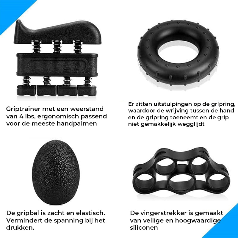 Handgreepversterkende set (5 stuks)