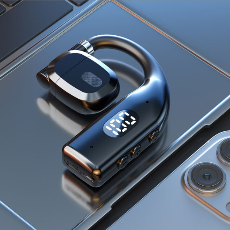 Zakelijke Bluetooth-hoofdtelefoon met open oorontwerp