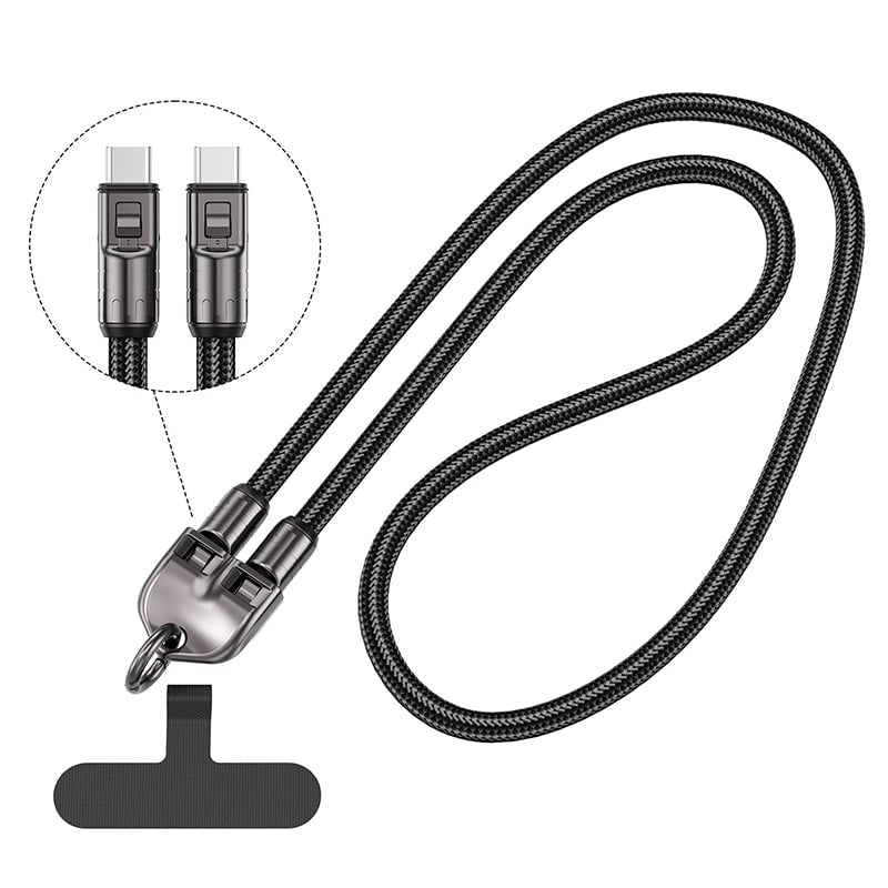 2-in-1 snellaaddatakabel en telefoonkoord
