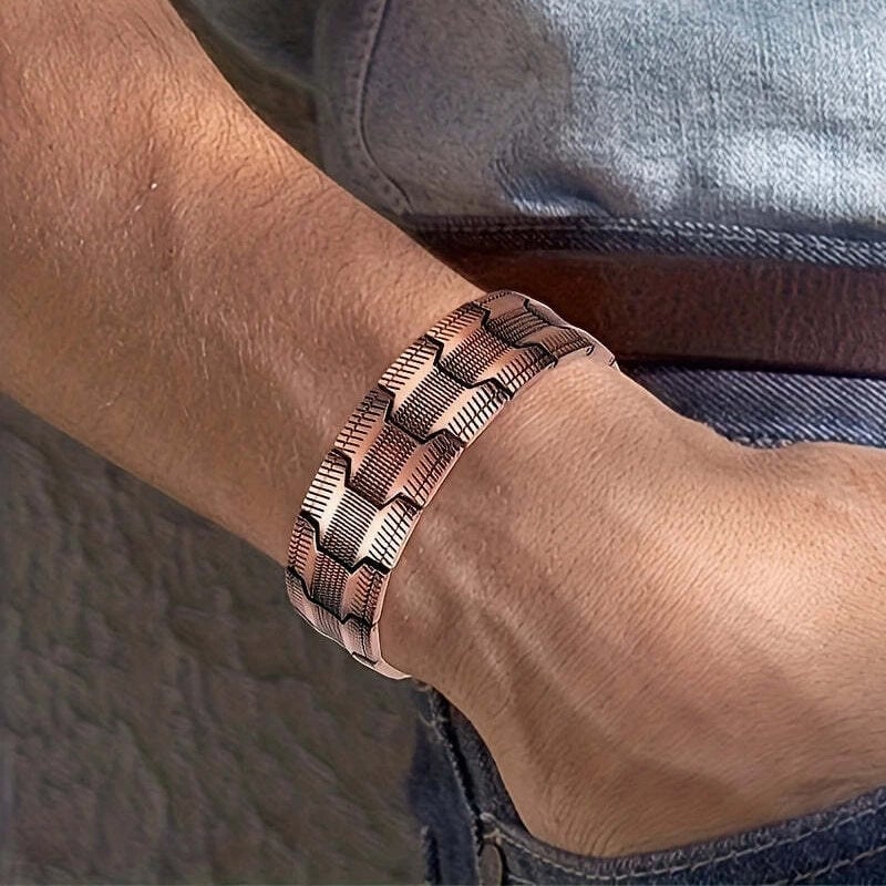 Bracelet en cuivre magnétique ultra résistant