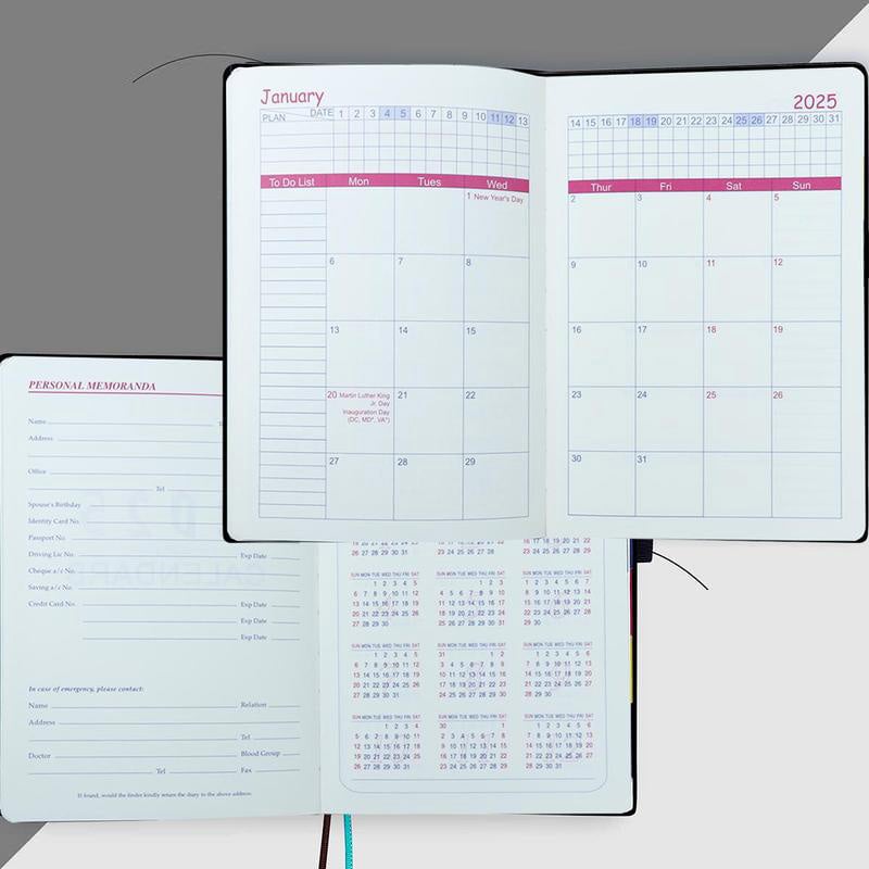 2025 Dagelijkse Planner met Één Dag per Pagina - Jouw Ultieme Geschenkkalender