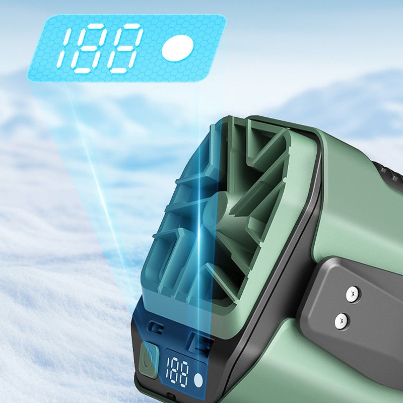 Buiten digitale display riemventilator