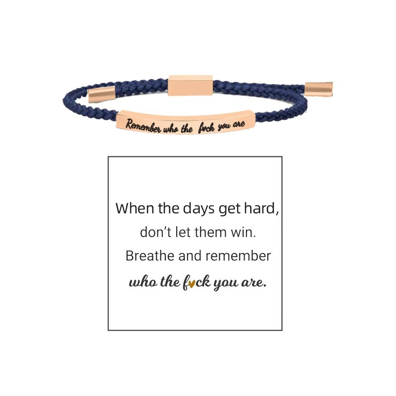 Gevlochten Verstelbare Inspire Armband