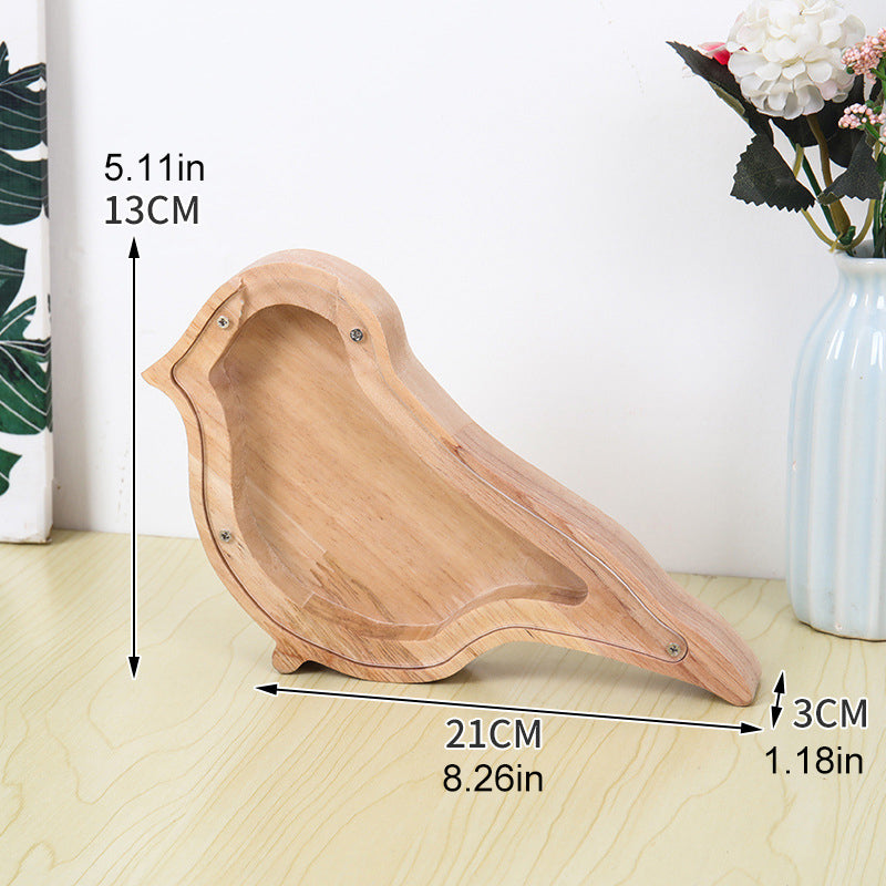 Tirelire Animal en Bois