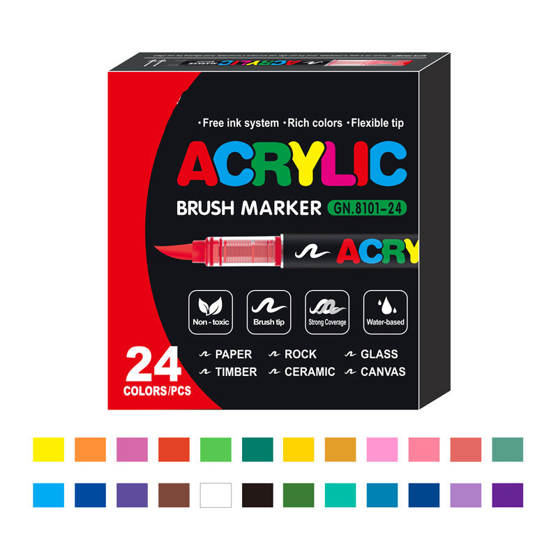 Marqueur acrylique liquide droit
