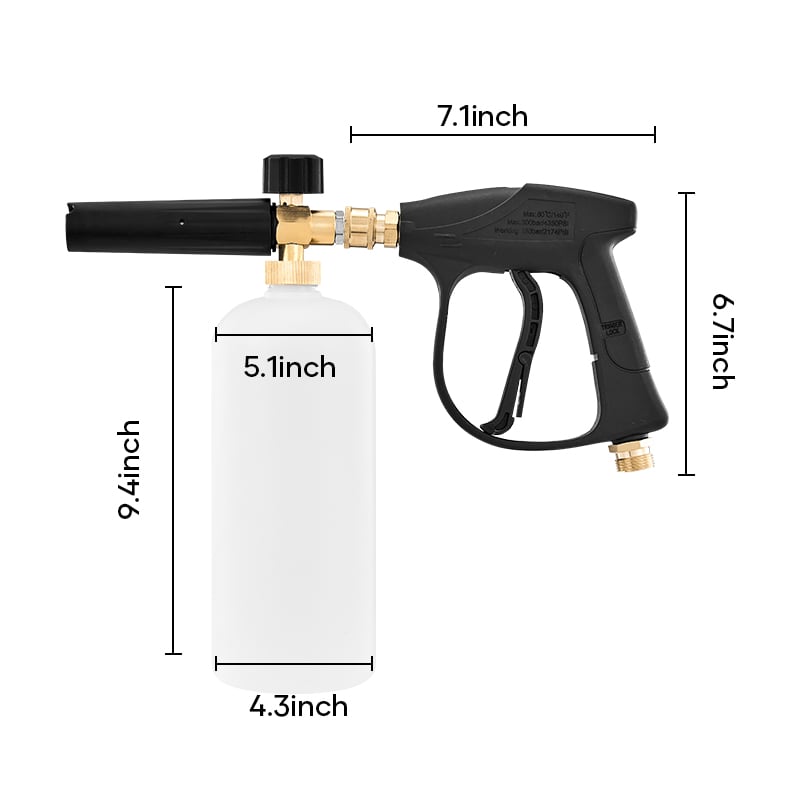 Schuimkanon Dubbele Connector Accessoire