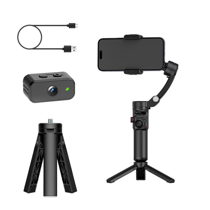 Slimme 3-assige gimbalstabilisator met AI-tracking – Professionele video-opnametool