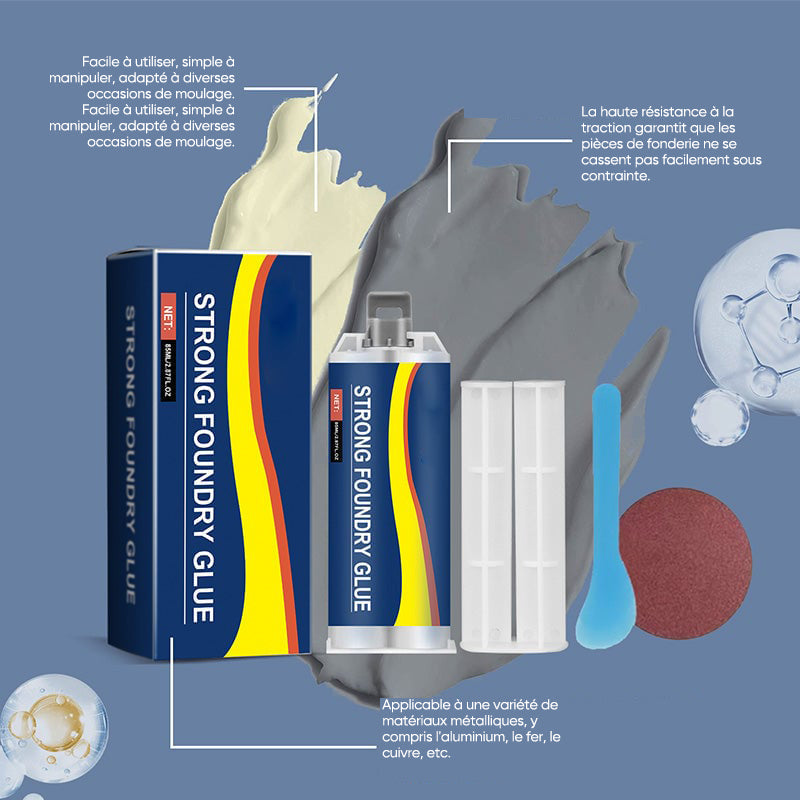 Kit de colle pour fonderie métallique