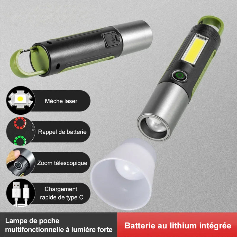 Lampe de poche extérieure multifonctionnelle pour les aventures