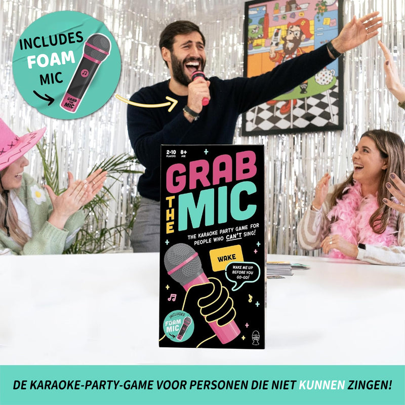 Grab The Mic - Het gezelschapsspel voor mensen die niet kunnen zingen!