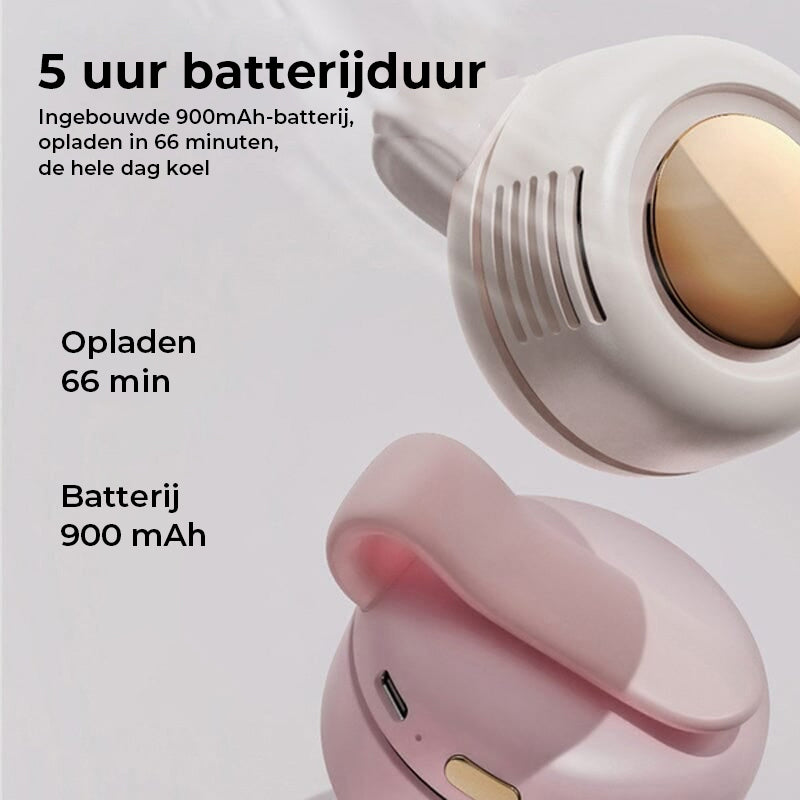 Kleine wervelwind clip taille nek ventilator