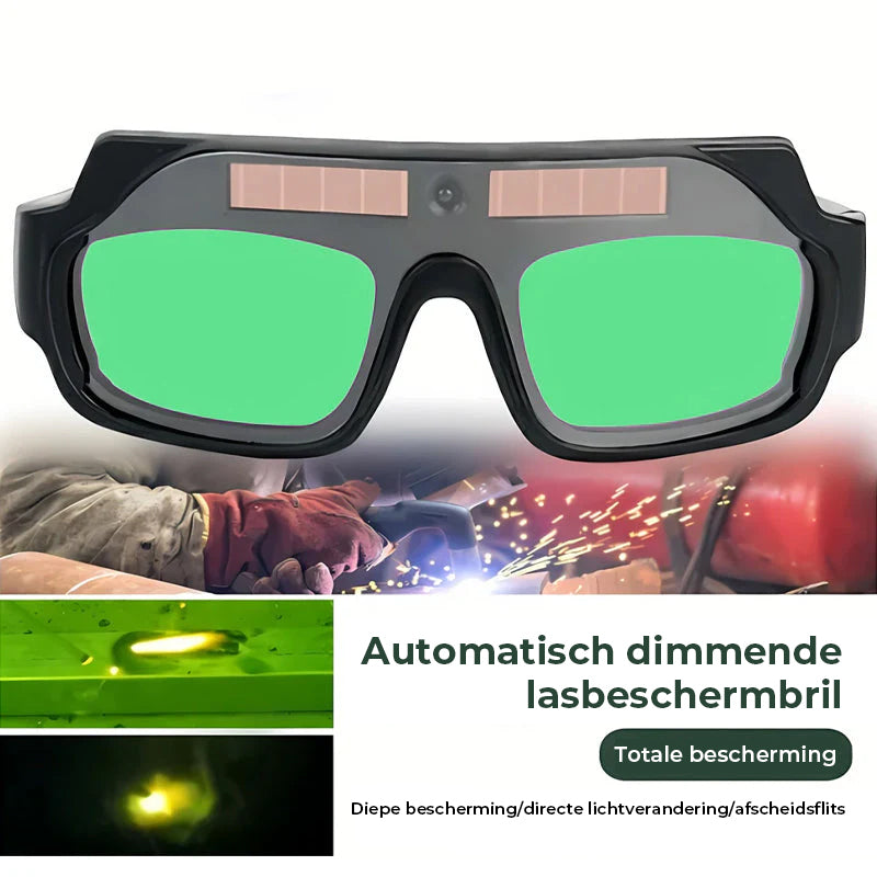 Automatisch verduisterende lasbril
