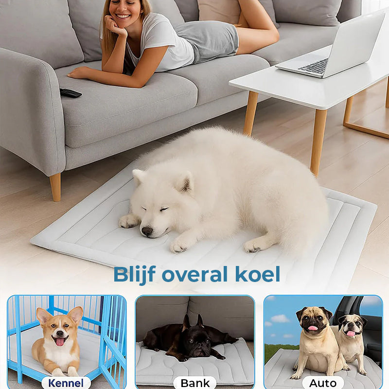 Omkeerbare koelmat voor huisdieren