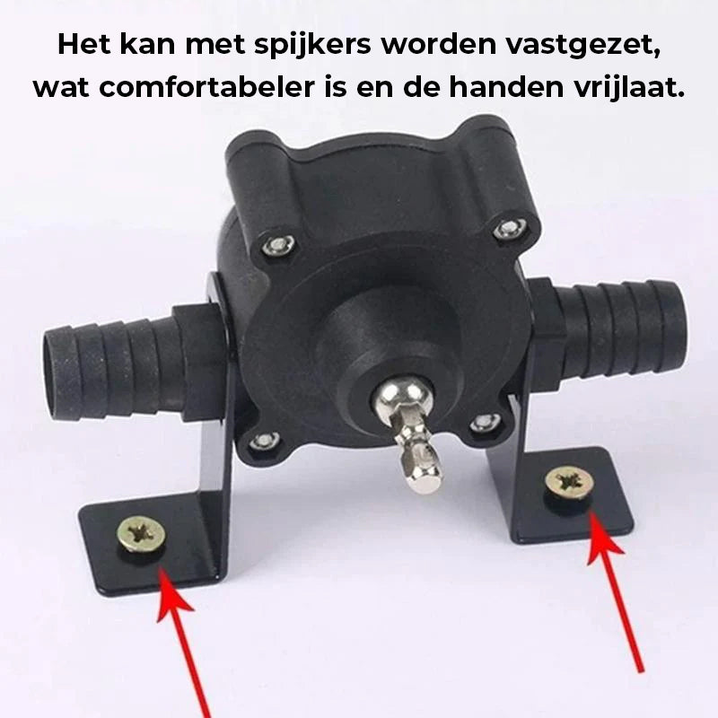 Handmatige elektrische boor-aangedreven zelfaanzuigende wateroverdrachtspomp