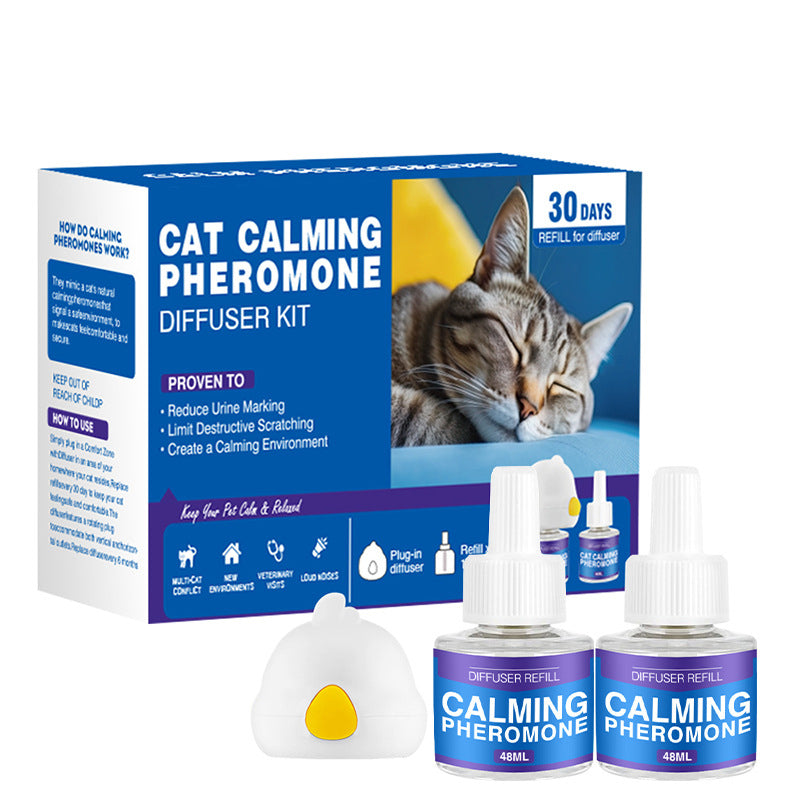 Kalmerende feromonenverspreiderset voor huisdieren (versies voor katten en honden)