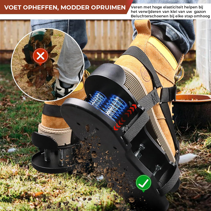 Gazonbeluchterschoenen voor gras
