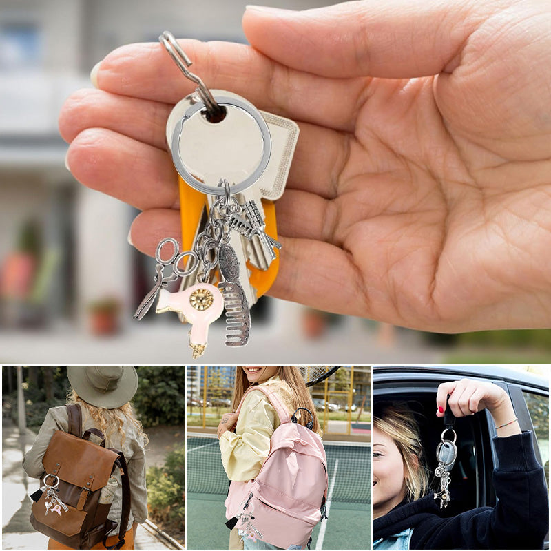 Porte-clés cadeau pour coiffeur