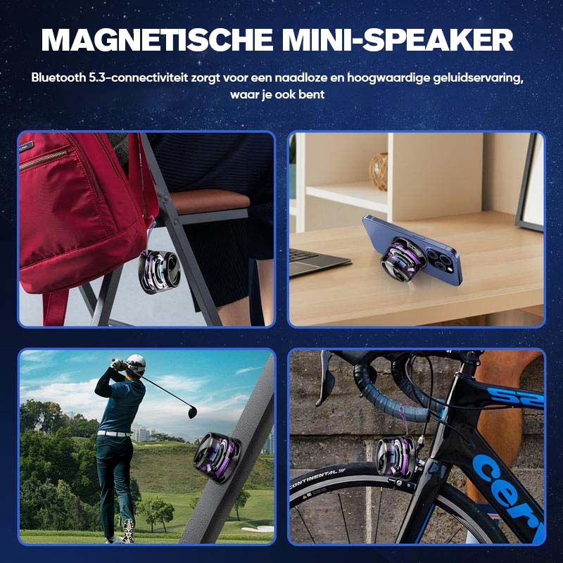 Magnetische draagbare draadloze luidspreker