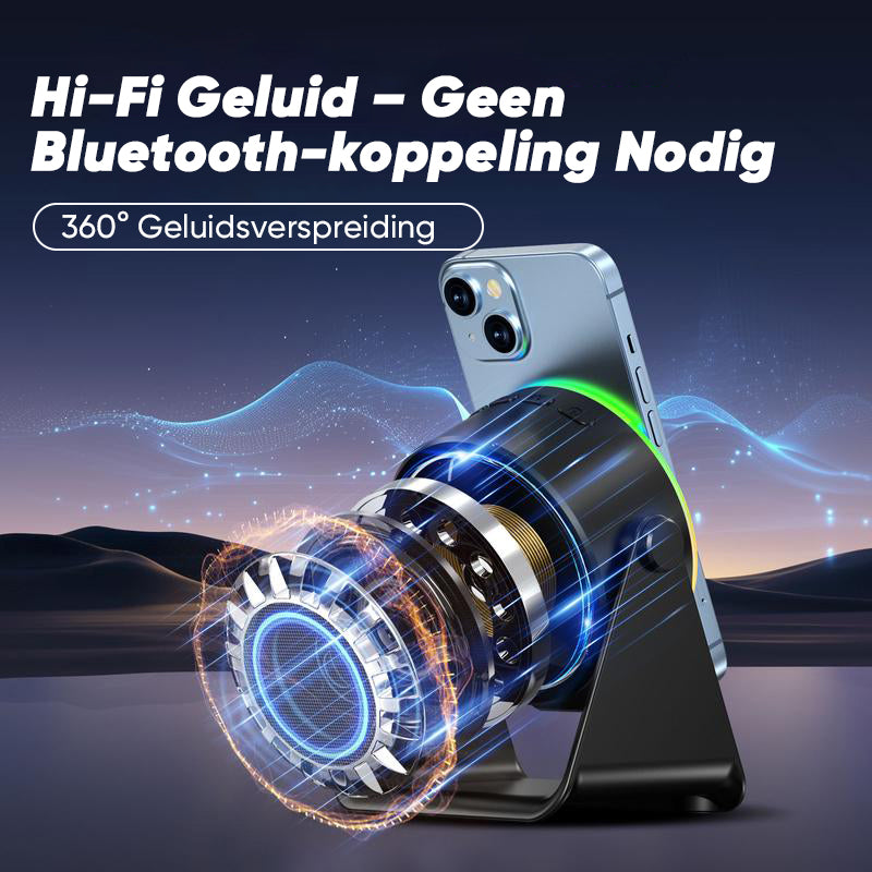 4-in-1 360° Draaibare Bluetooth Speakerstandaard