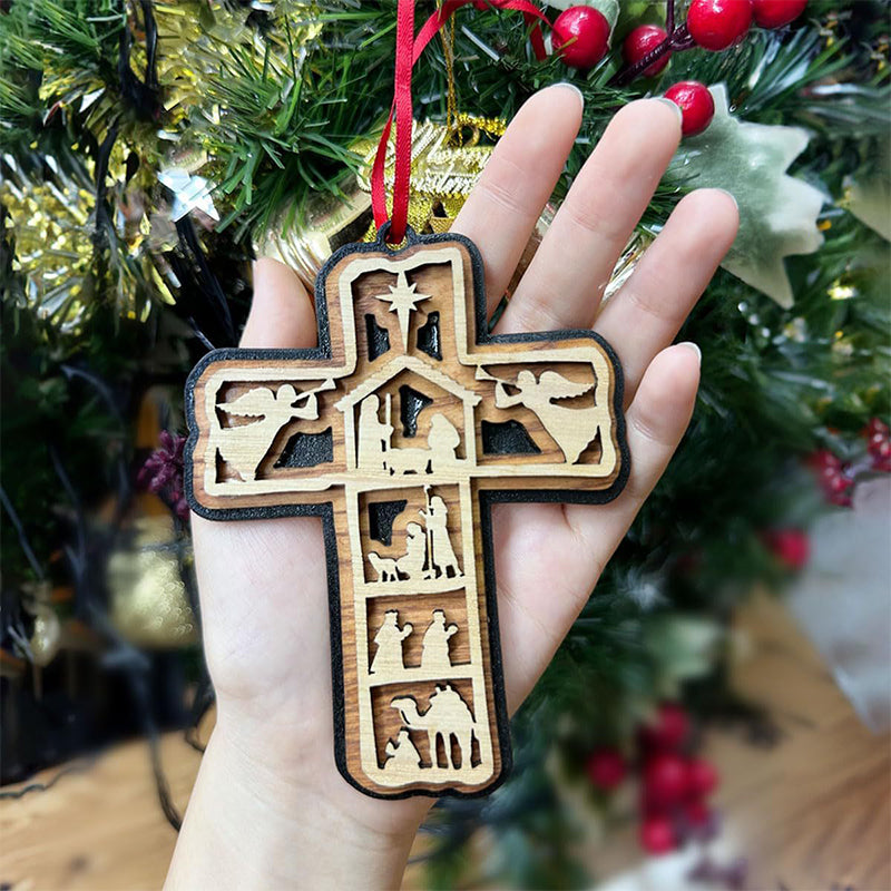 Kruis Kerstversiering