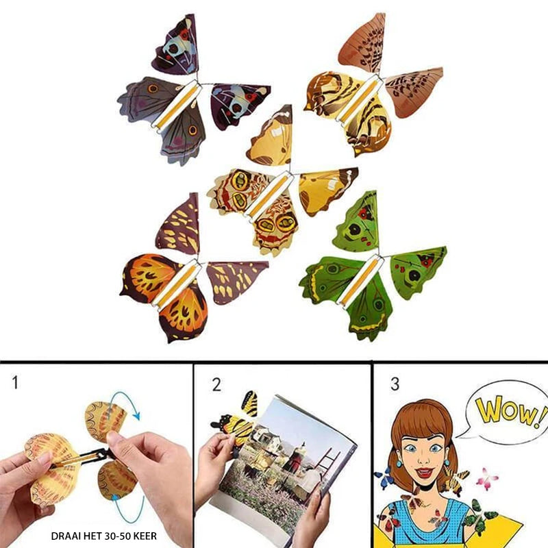 Magische vliegende vlinders