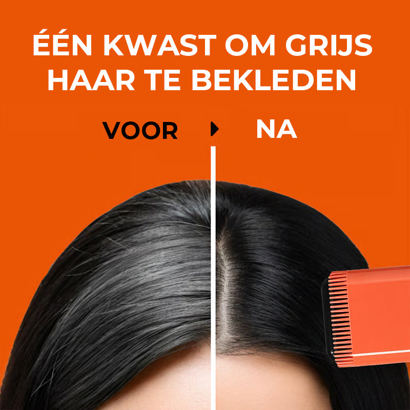 Haarverf met kam