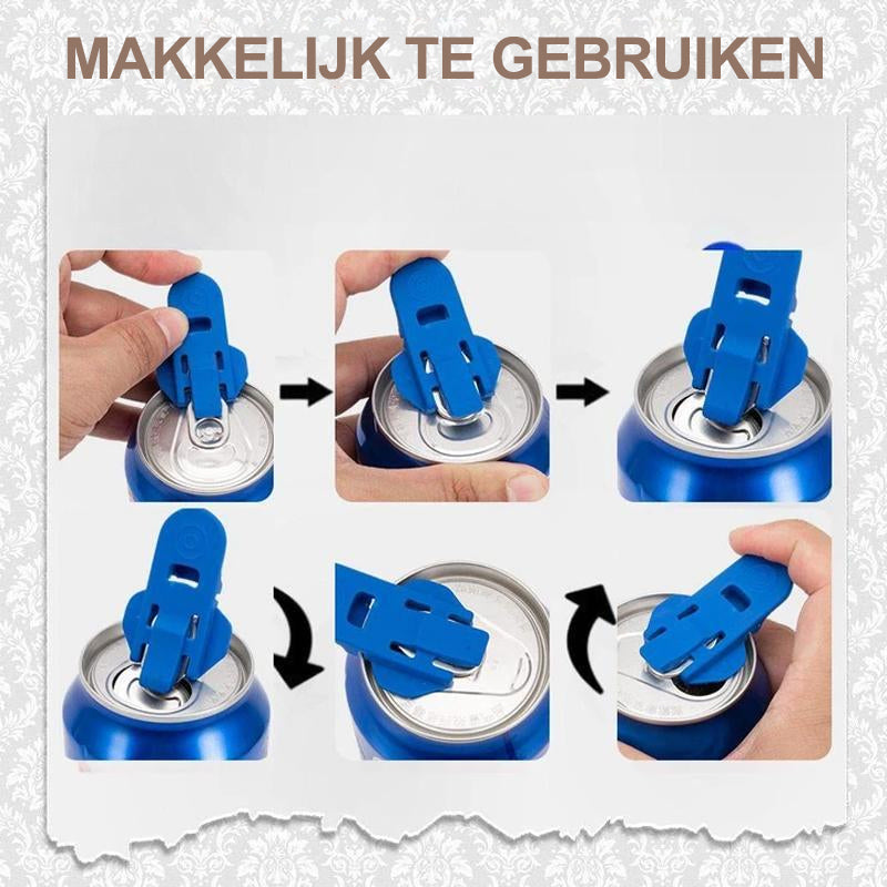 Gemakkelijke blikopener, houd en vers