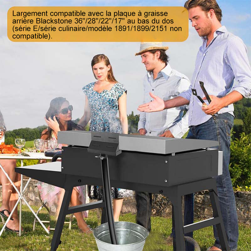 Égouttoir à graisse pour barbecue