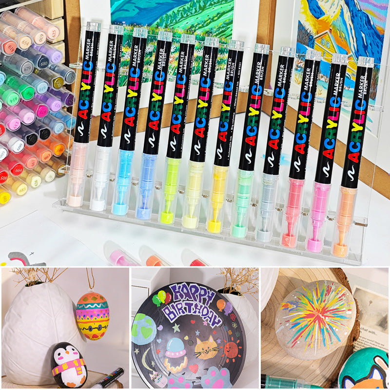Marqueur acrylique liquide droit