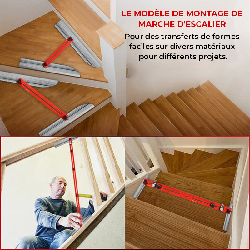 Nouvel outil de mesure d'escalier