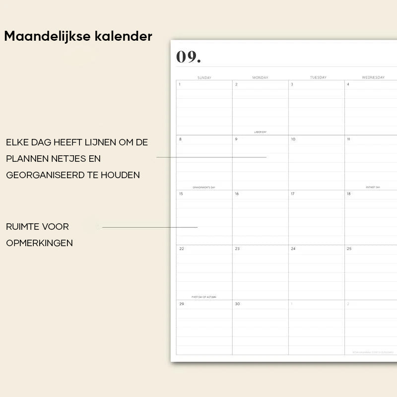 24-25 dagelijkse planner