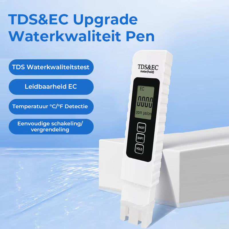 Nieuwe 4-in-1 TDS-meter - TDS EC & Temperatuur