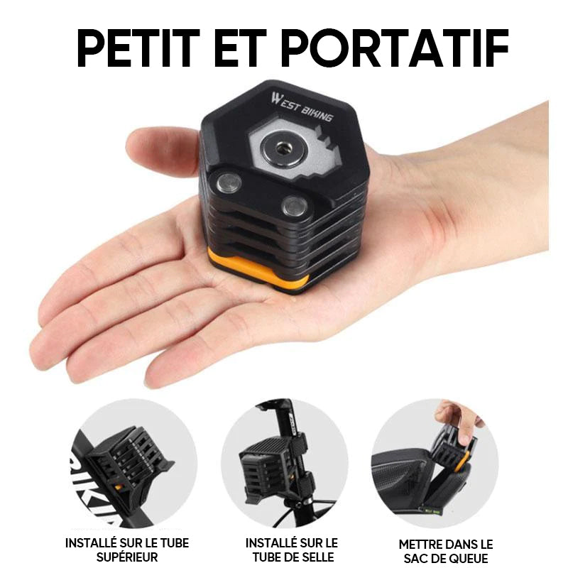 Antivol de vélo pliable à sécurité renforcée