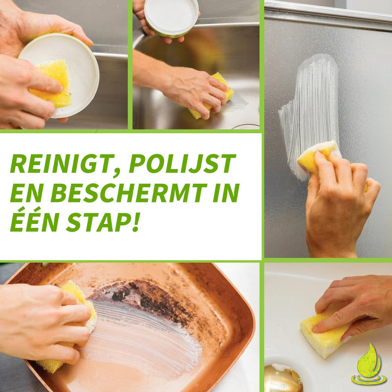 Milieuvriendelijke schoonmaaksteen