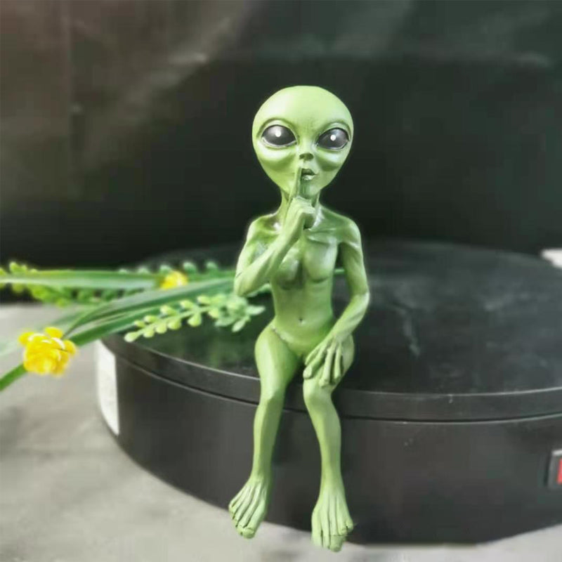 Statue de jardin extraterrestre de l'espace extra-atmosphérique